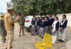 स्टूडेंट पुलिस कैडेट कार्यक्रम के तहत विद्यार्थियों को पुलिस कार्यप्रणाली एवं सड़क सुरक्षा की दी गई जानकारी